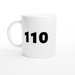 Tasse Polizei - 110, klein