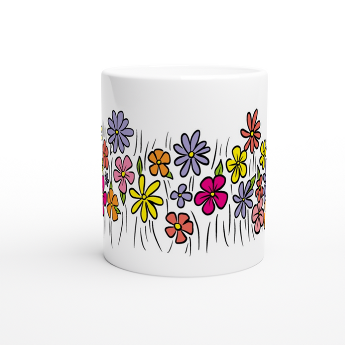 Tasse Blumenwiese - bunt