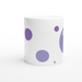 Tasse mit Kreisen - Meerschweinchen mit Blume in Bubble