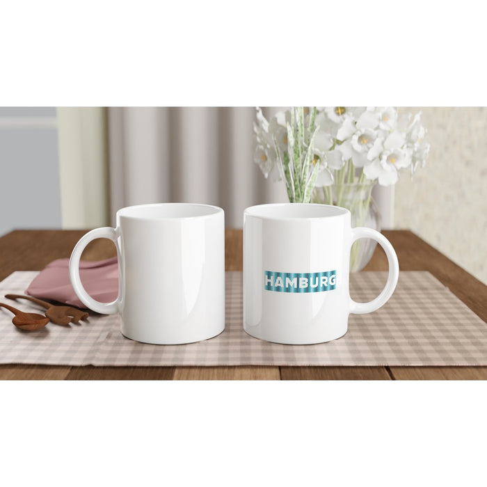 Tasse HAMBURG - Blautöne
