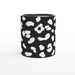 Tasse mit Leopardenmuster - schwarz/weiß, verschiedene Farben