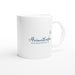 Tasse Berlin Koordinaten - Heimathafen mit Anker, ozeanblau
