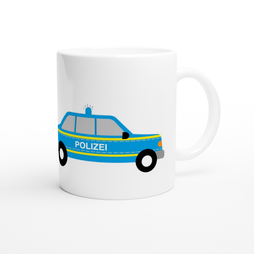 Tasse Polizeiauto