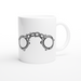 Tasse Polizei - ICH SORGE FÜR ORDNUNG, Handschellen