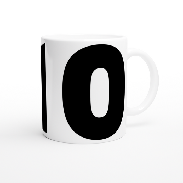 Tasse Polizei - 110, groß