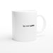 Tasse Ist mir Latte - schwarz