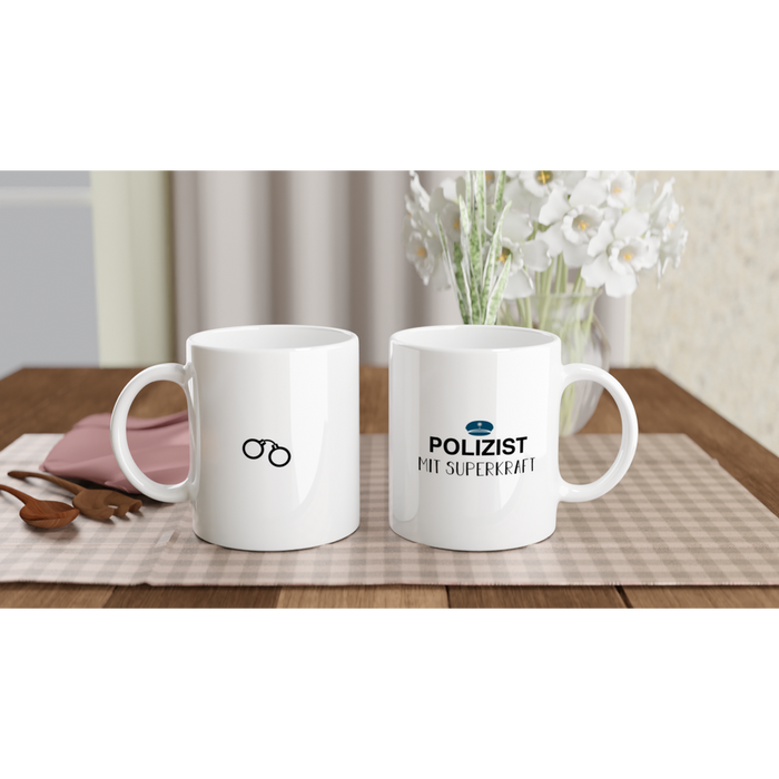 Tasse POLIZIST MIT SUPERKRAFT