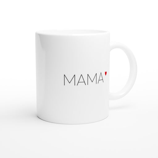 Tasse MAMA mit Herz - rot