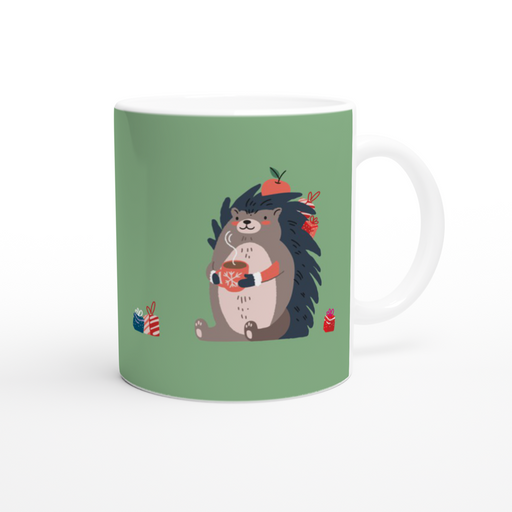 Tasse Kleine Auszeit - süßer Igel mit Tasse und Geschenken