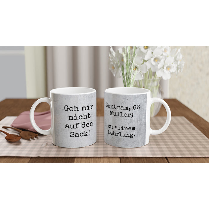 Geh mir nicht auf den Sack!