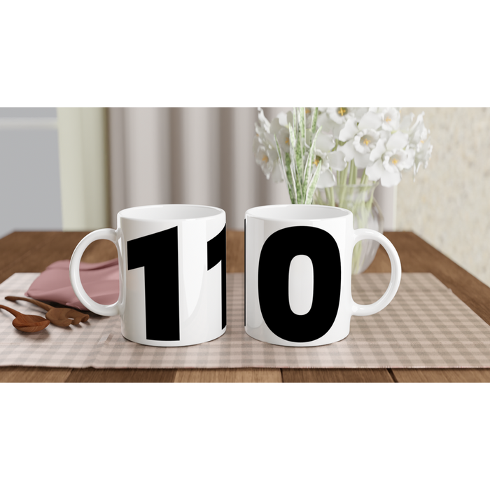 Tasse Polizei - 110, groß