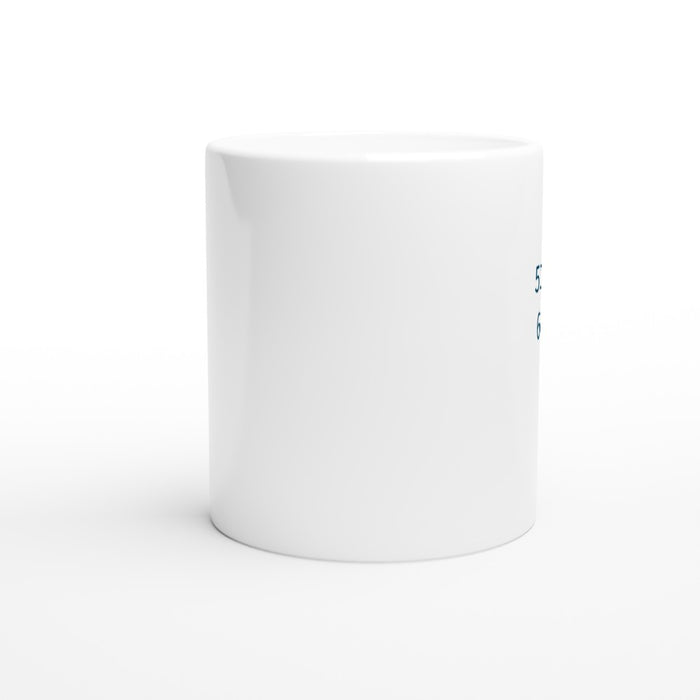Tasse Düsseldorf Koordinaten - Anker, ozeanblau