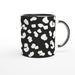 Tasse mit Leopardenmuster - schwarz/weiß, verschiedene Farben