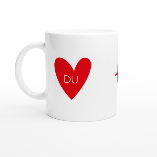 Tasse DU + ICH in Herzen