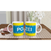 Tasse Polizeistreifen - blau/gelb