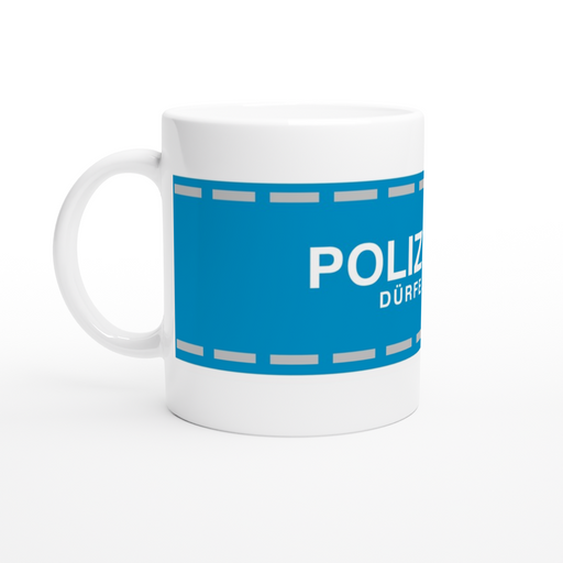 Tasse Polizeistreifen - POLIZISTEN DÜRFEN DAS