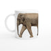 Tasse großer Elefant mit kleinem Elefanten