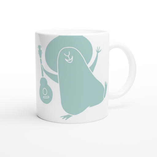 Tasse Meerschweinchen mit Sombrero und Gitarre
