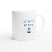 Tasse Düsseldorf Koordinaten - Anker, ozeanblau