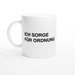 Tasse Polizei - ICH SORGE FÜR ORDNUNG, Handschellen