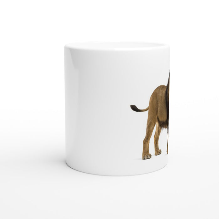 Tasse mit majestätischem Löwen