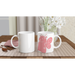 Tasse Meerschweinchen mit Schmetterlingsflügeln