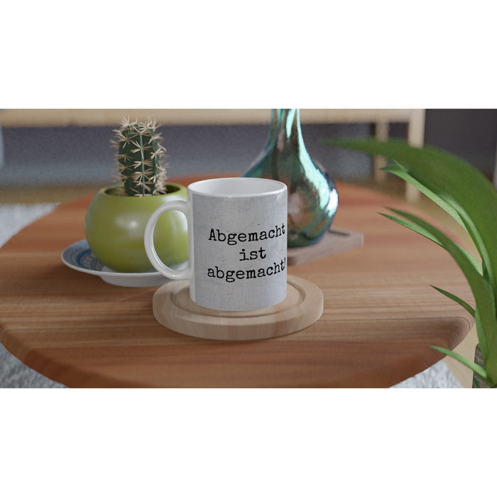 Abgemacht ist abgemacht! - Lustige Chirurg Tasse