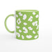 Tasse mit Leopardenmuster - grün/weiß, verschiedene Farben