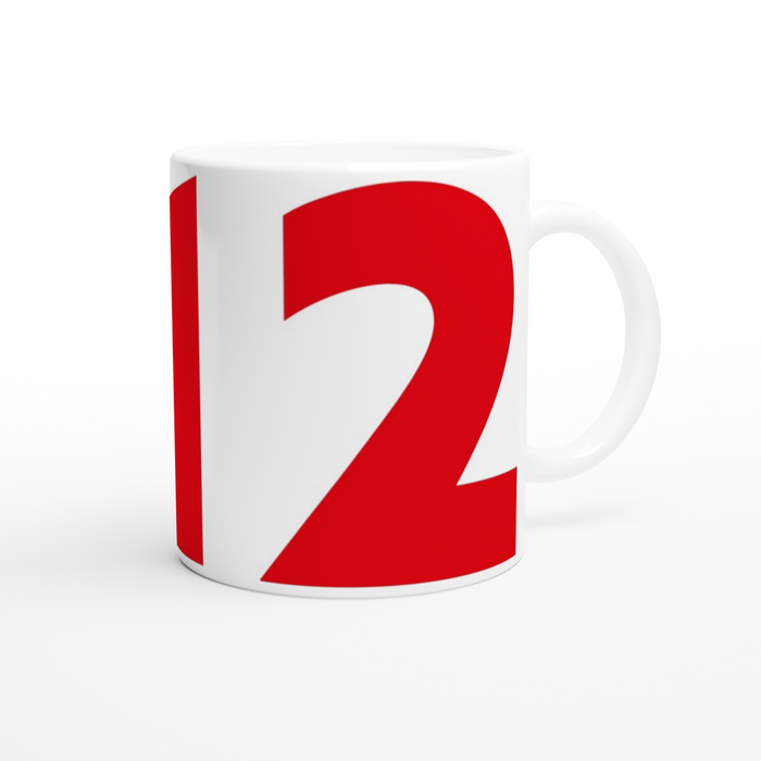 Tasse Feuerwehr - 112, groß