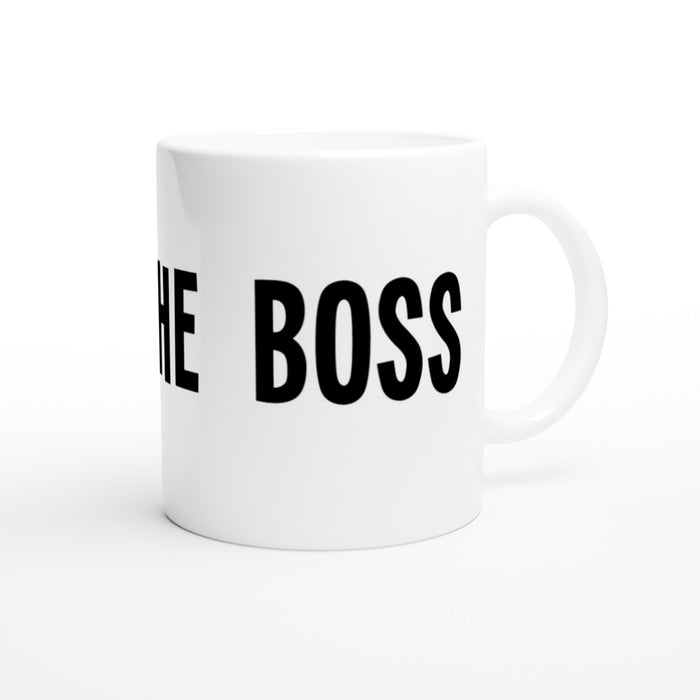 Tasse I AM THE BOSS - schwarz