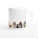 Tasse mit Hunden und Katzen