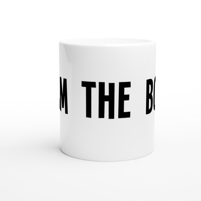 Tasse I AM THE BOSS - schwarz