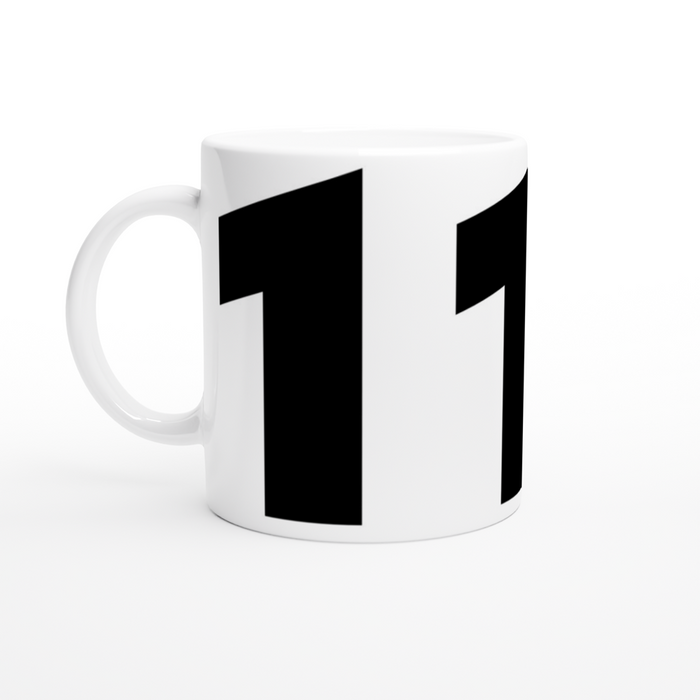 Tasse Polizei - 110, groß