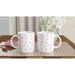 Tasse Miss You mit Herzmuster - rose