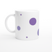 Tasse mit Kreisen - Meerschweinchen mit Blume in Bubble