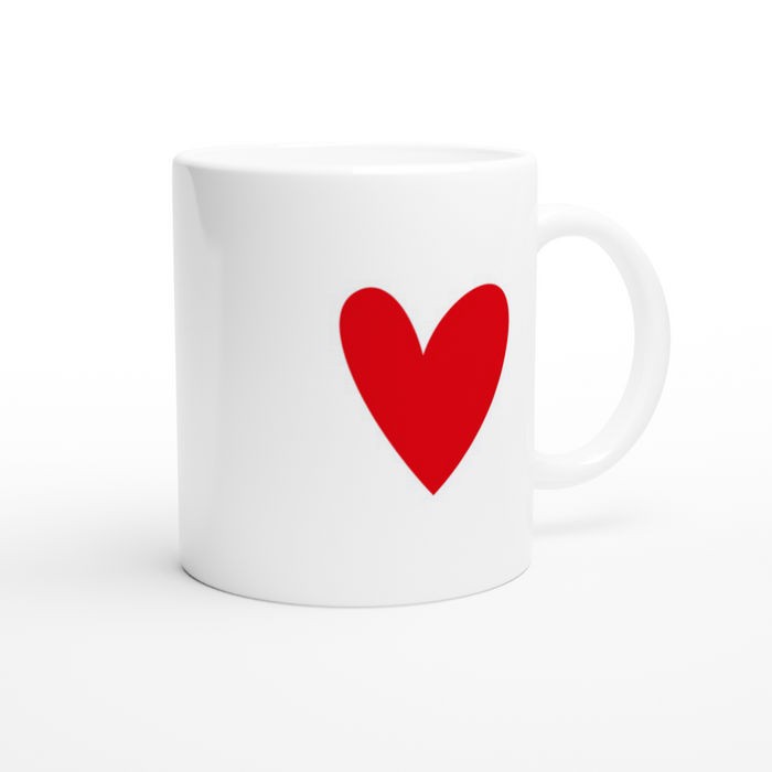 Tasse Ich liebe dich mit großem Herz