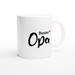 Tasse Bester Opa mit Herz - rot